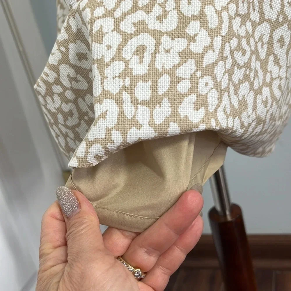 J.Crew Factory 100% cotton animal print midi dress size 6 - Picture 7 of 7